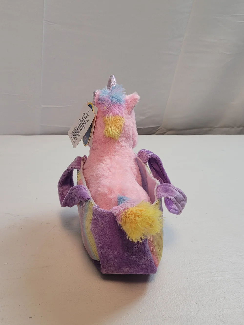 Plush Pink & Purple Unicorn Soft Toy - Kids Plush Stuffed Animal